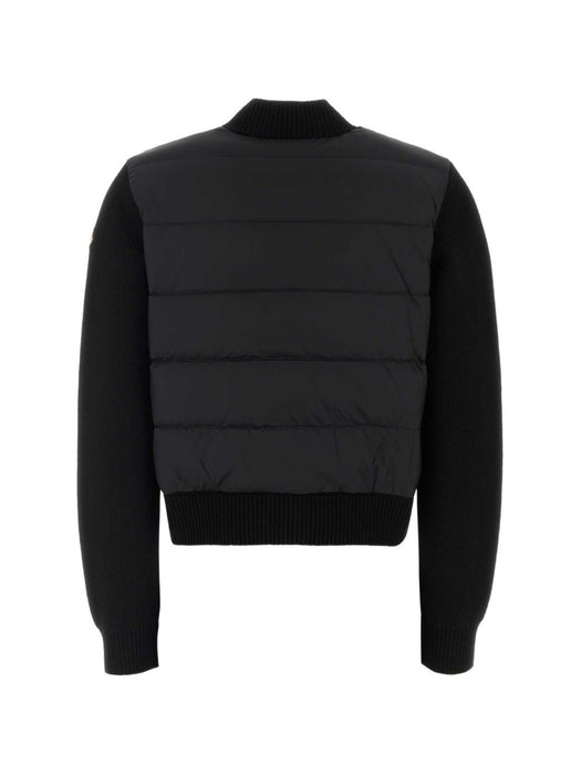 Wool & Cashmere Blend Padded Cardigan<BR/><BR/><BR/> L2093 9B00023 M4281 999 MONCLER 