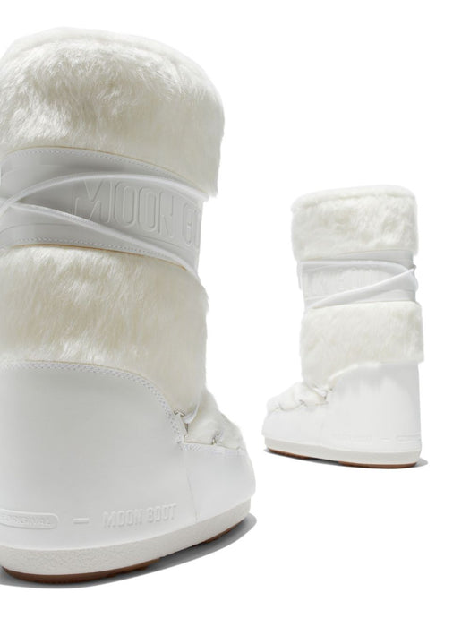 Icon white faux-fur boots 80D1408900 A002 MOON BOOT 