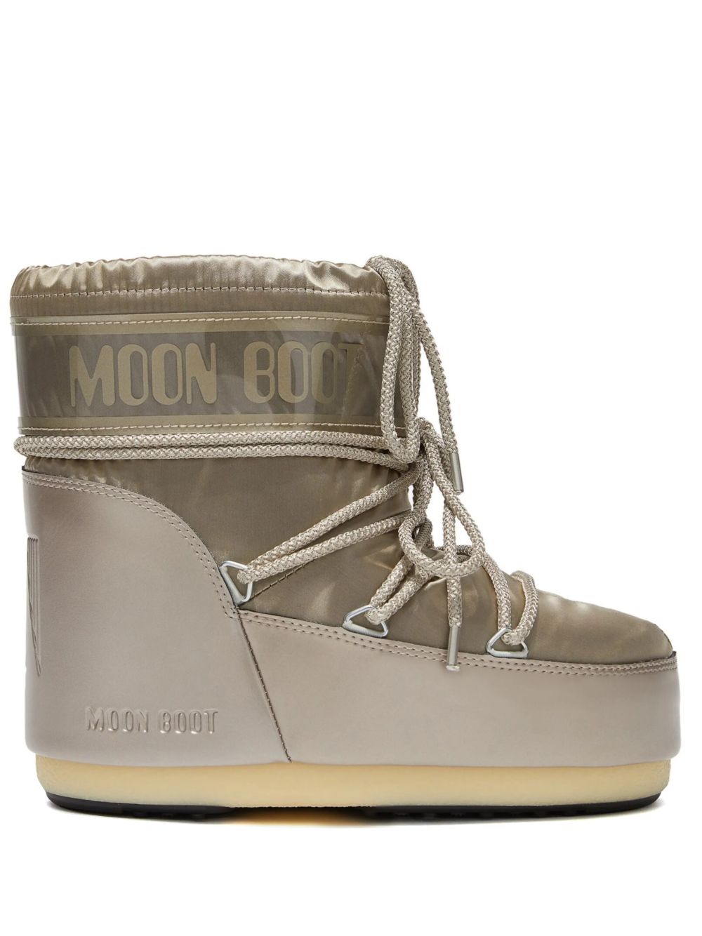 Icon Low Glance platinum satin boots 80D1409350 B003 MOON BOOT 