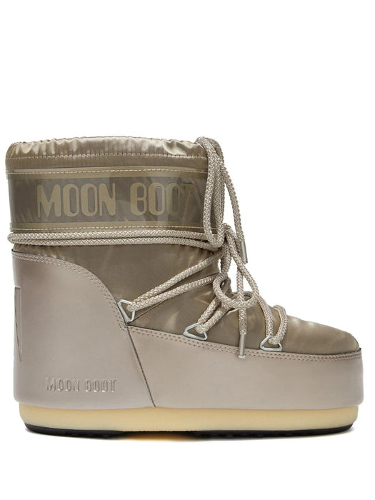 Icon Low Glance platinum satin boots 80D1409350 B003 MOON BOOT 