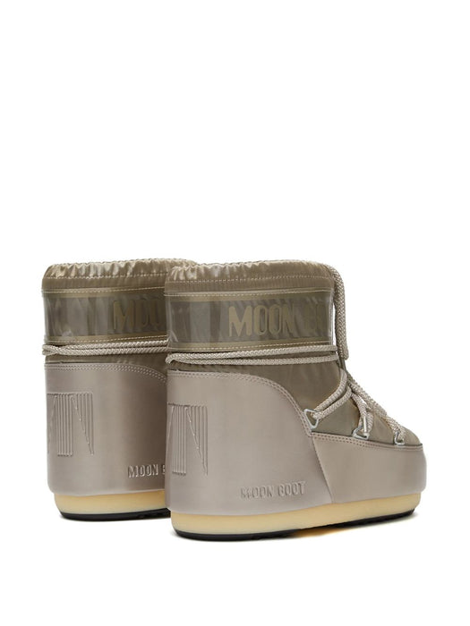 Icon Low Glance platinum satin boots 80D1409350 B003 MOON BOOT 