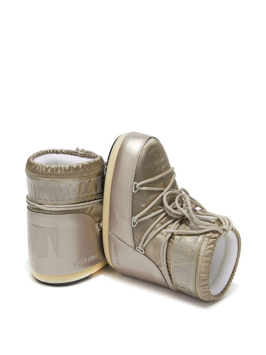 Icon Low Glance platinum satin boots 80D1409350 B003 MOON BOOT 