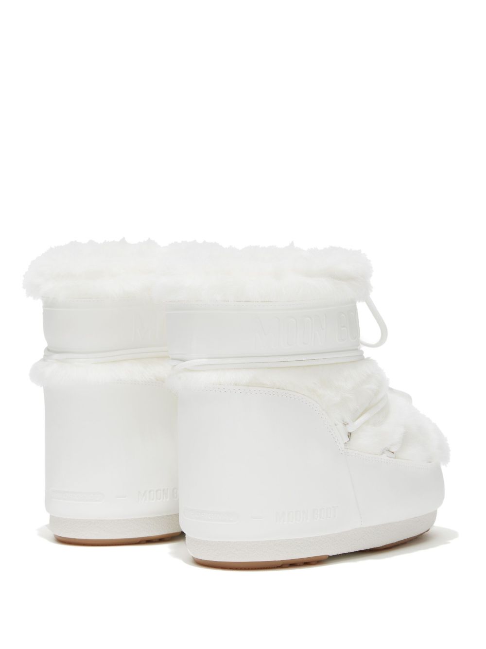 Icon Low white faux-fur boots 80D1409390 A002 MOON BOOT 