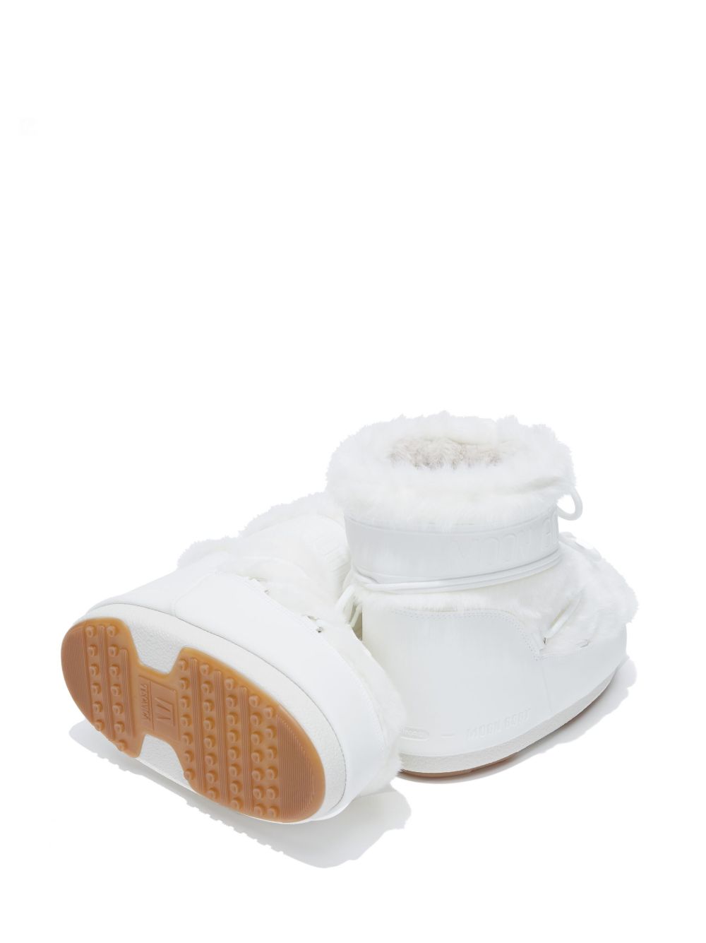 Icon Low white faux-fur boots 80D1409390 A002 MOON BOOT 