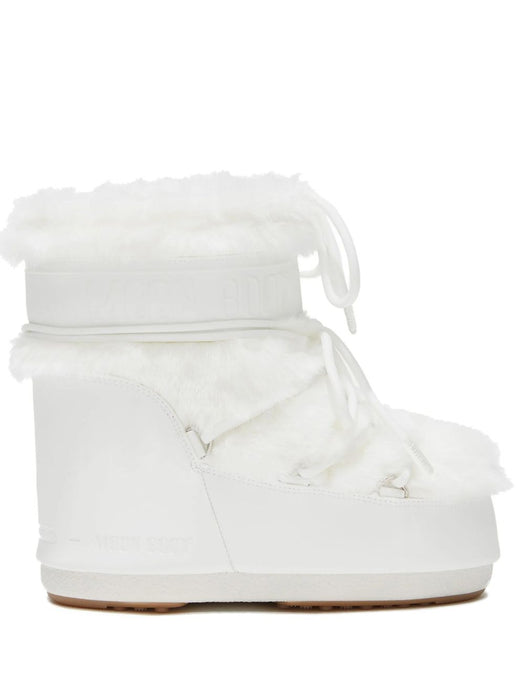 Icon Low white faux-fur boots 80D1409390 A002 MOON BOOT 