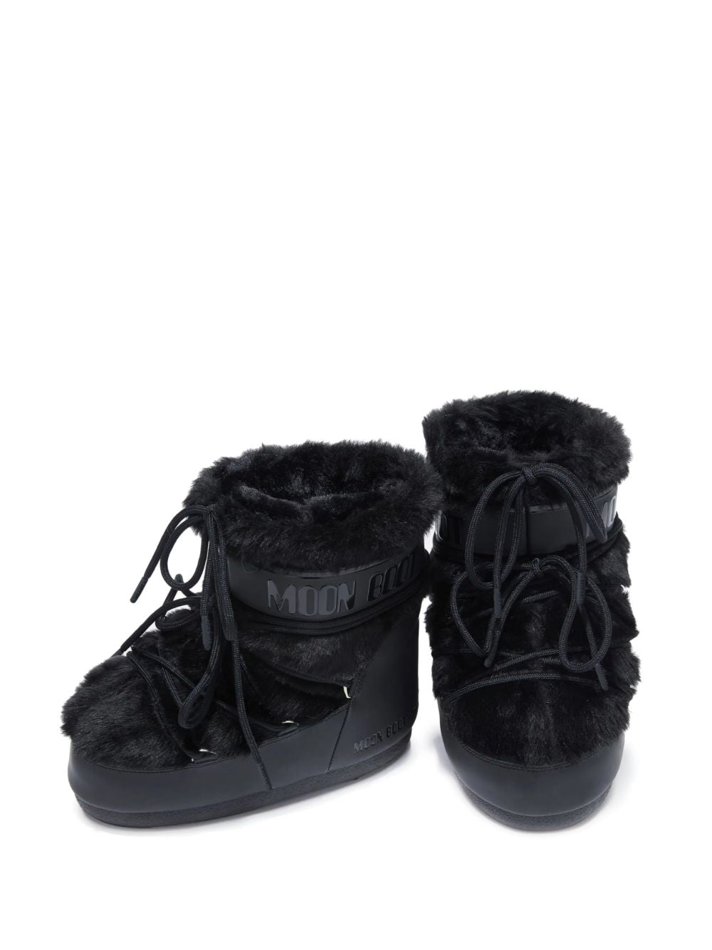 Icon Low black faux-fur boots 80D1409390 N001 MOON BOOT 