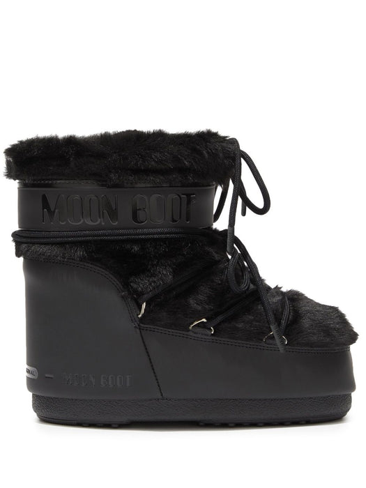 Icon Low black faux-fur boots 80D1409390 N001 MOON BOOT 