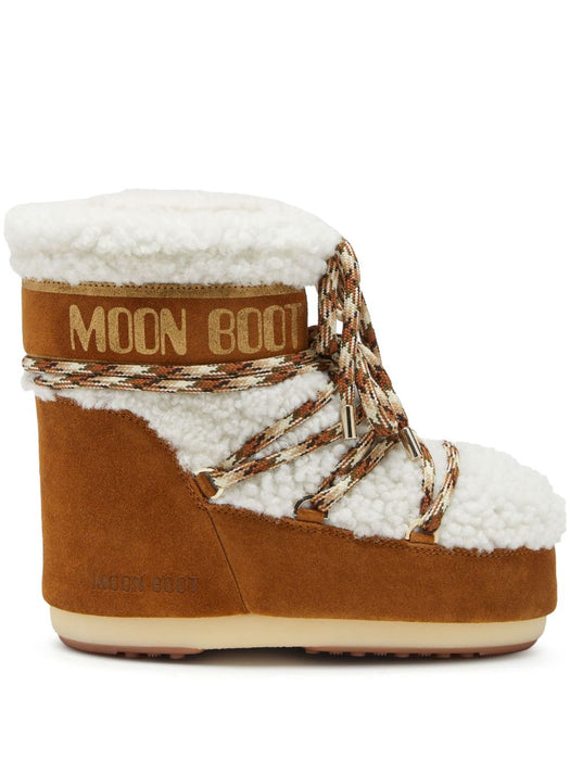 Icon low brown shearling boots 80D1409580 MA03 MOON BOOT 