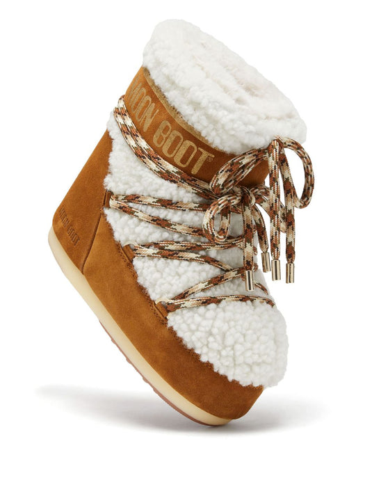 Icon low brown shearling boots 80D1409580 MA03 MOON BOOT 