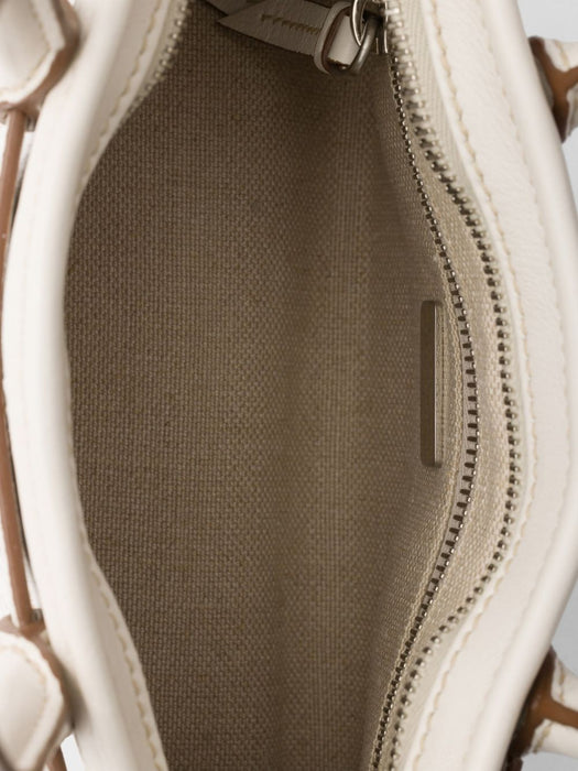 Bonnie small printed linen handbag 1BA486 V OFO 2FPTF0009 PRADA 