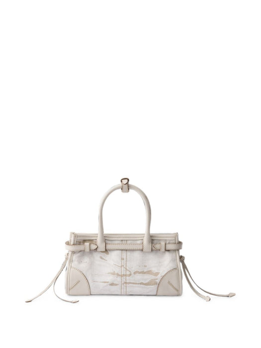 Bonnie small printed linen handbag 1BA486 V OFO 2FPTF0009 PRADA 