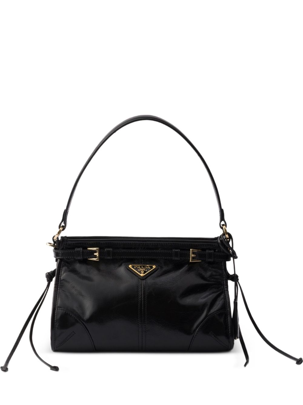 Bonnie buckled leather shoulder bag 1BC297 V OOM 2CYRF0002 PRADA 