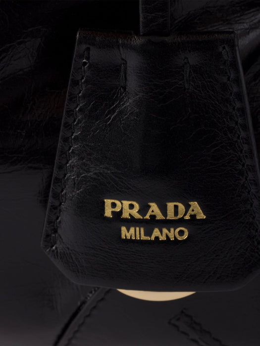 Bonnie buckled leather shoulder bag 1BC297 V OOM 2CYRF0002 PRADA 