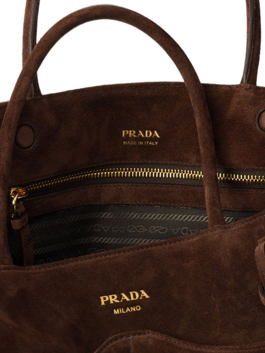 Carry large suede bag 1BG650 V MOY 2C4SF0003 PRADA 