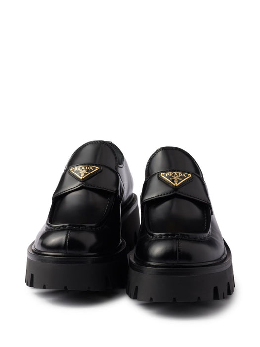 Brushed leather loafers 1D185O F B050 055F0002 PRADA 