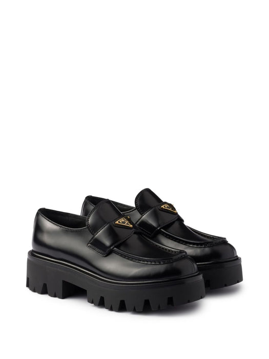 Brushed leather loafers 1D185O F B050 055F0002 PRADA 