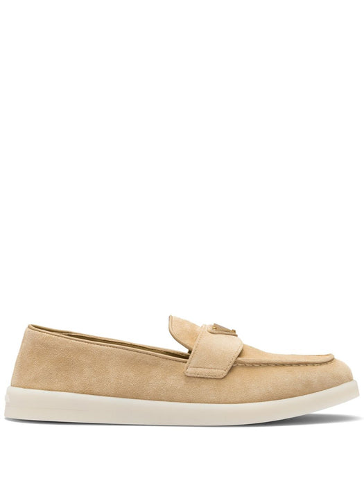 Suede leather loafers<BR/> 1D222N F B025 3LOLF0379 PRADA 