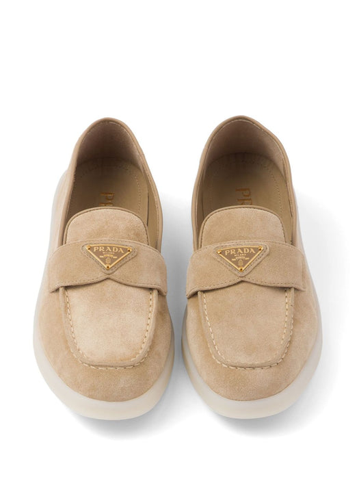 Suede leather loafers<BR/> 1D222N F B025 3LOLF0379 PRADA 