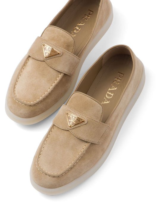 Suede leather loafers<BR/> 1D222N F B025 3LOLF0379 PRADA 