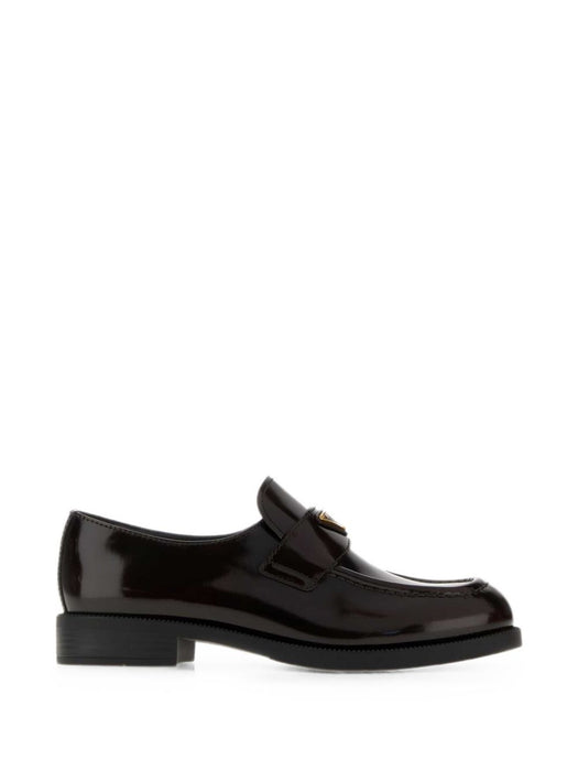 Logo-plaque leather loafers 1D329N F DX25 P39F0038 PRADA 