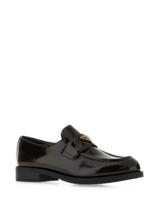 Logo-plaque leather loafers 1D329N F DX25 P39F0038 PRADA 