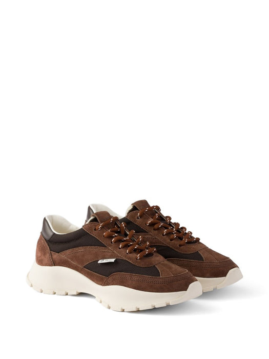 Mesh suede sneakers 1E503O F 045 3ZO7F0324 PRADA 