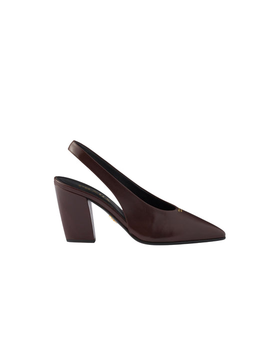 Leather slingback pumps<BR/> 1I693O F E085 103F0007 PRADA 