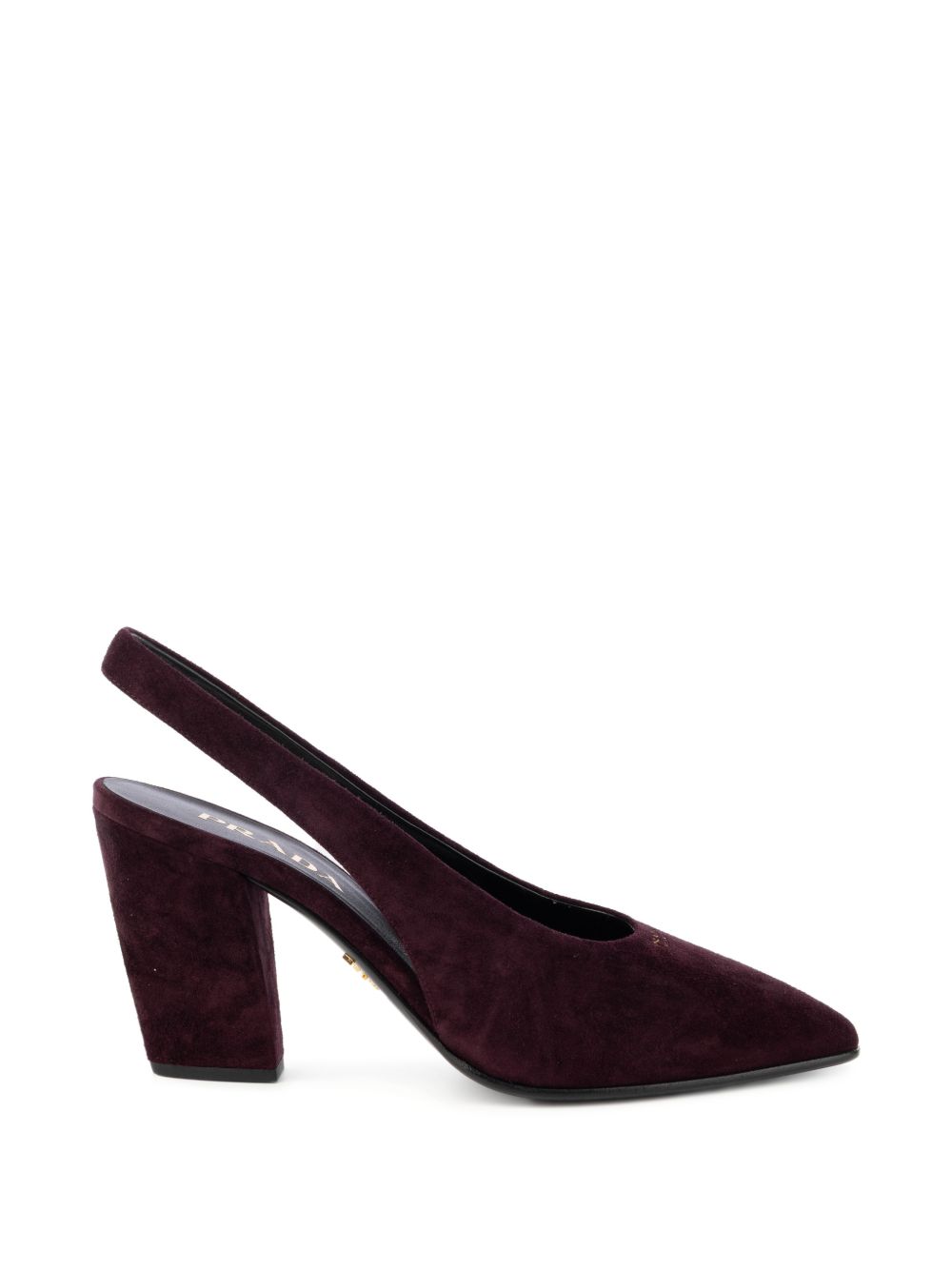 Leather slingback pumps<BR/> 1I693O F E085 103F0007 PRADA 