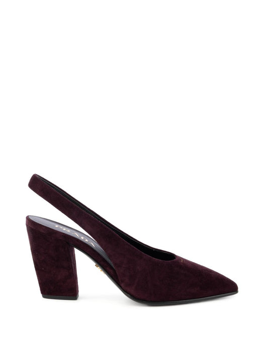 Leather slingback pumps<BR/> 1I693O F E085 103F0007 PRADA 