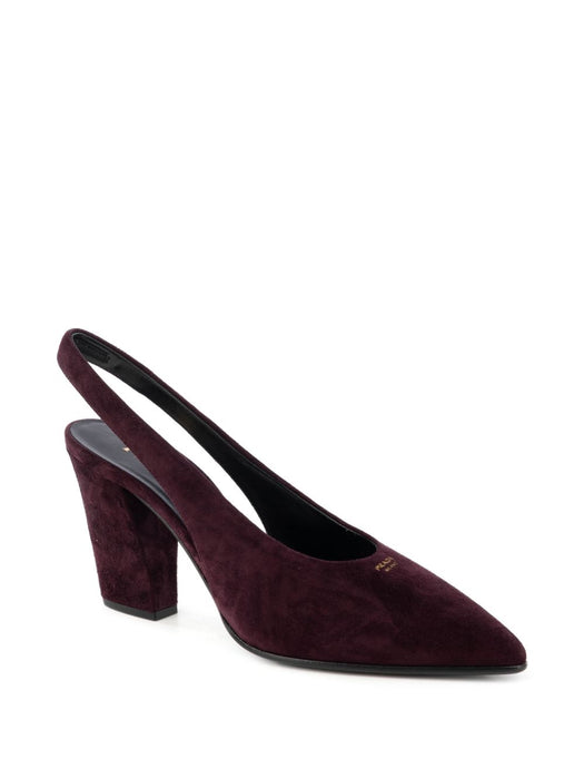 Leather slingback pumps<BR/> 1I693O F E085 103F0007 PRADA 
