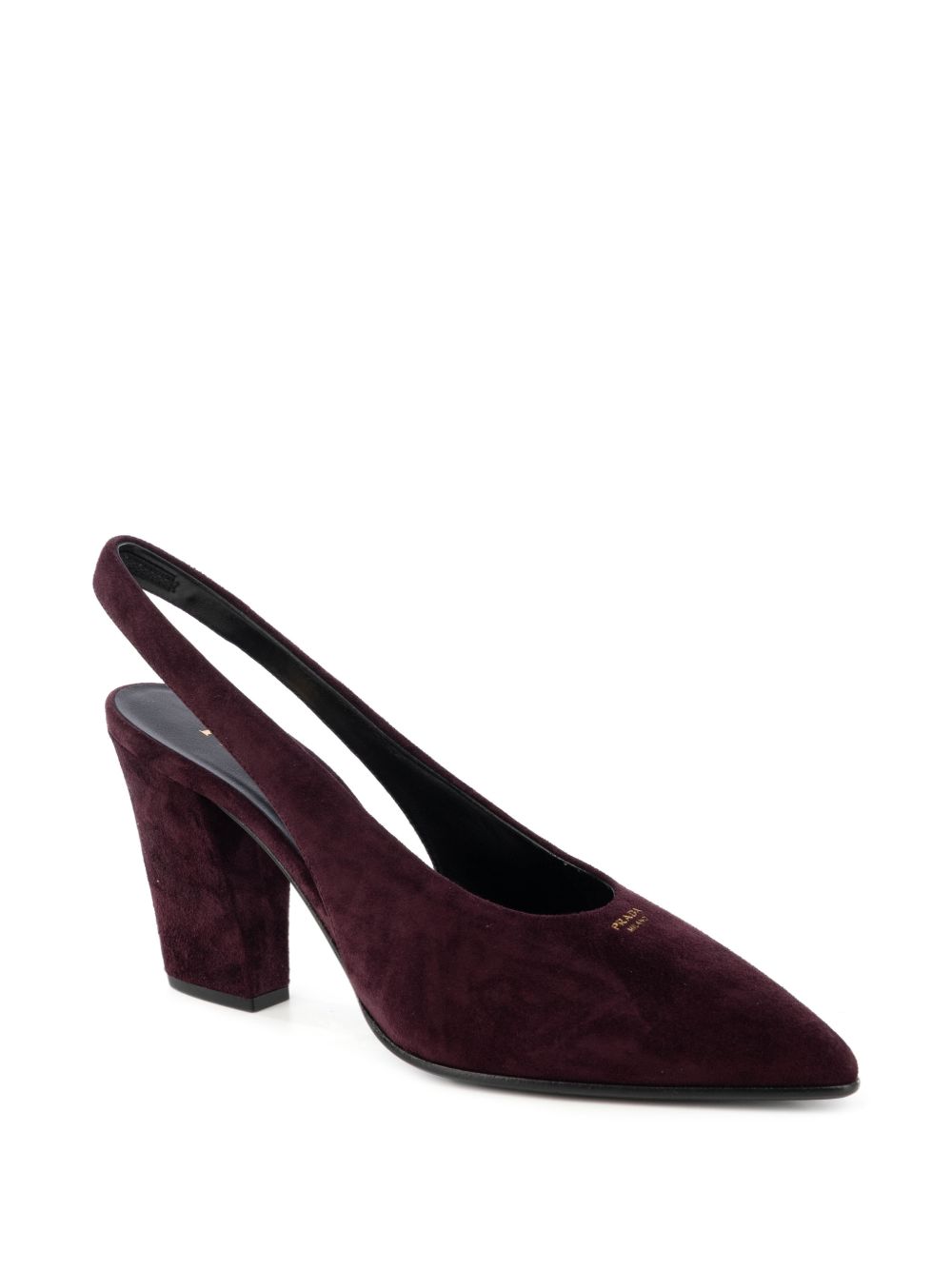 Leather slingback pumps<BR/> 1I693O F E085 103F0007 PRADA 