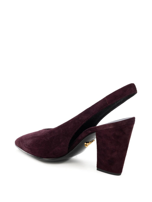 Leather slingback pumps<BR/> 1I693O F E085 103F0007 PRADA 