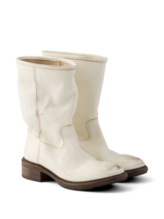 Effect Leather Boots 1U509O F045 V69F0K74 PRADA 