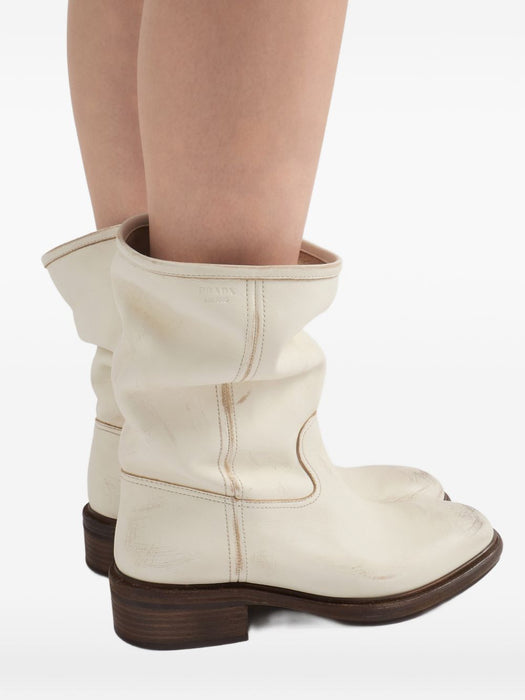 Effect Leather Boots 1U509O F045 V69F0K74 PRADA 