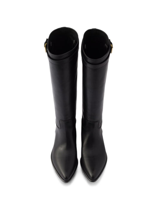 Leather boots 1W666O F 030 7V6F0002 PRADA 