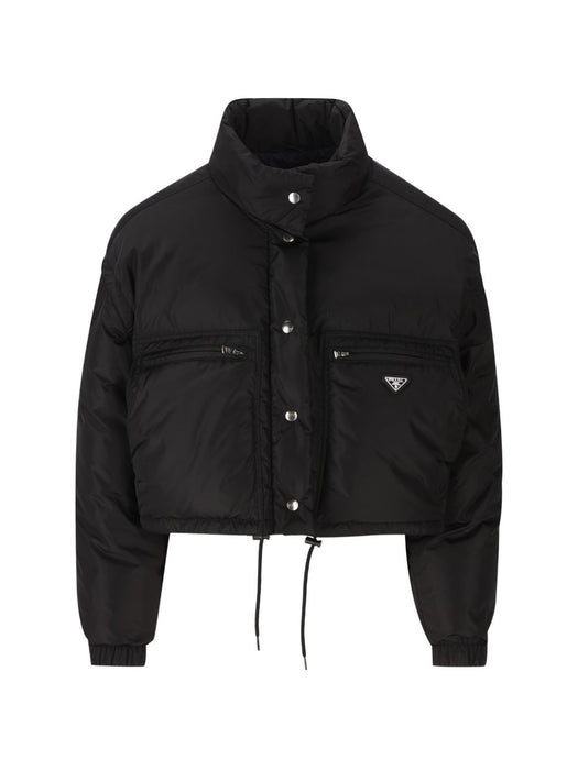 Re-Nylon logo-plaque jacket 292394 S OOO 1WQ9F0002 PRADA 