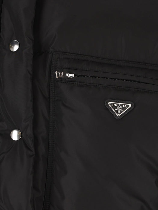 Re-Nylon logo-plaque jacket 292394 S OOO 1WQ9F0002 PRADA 