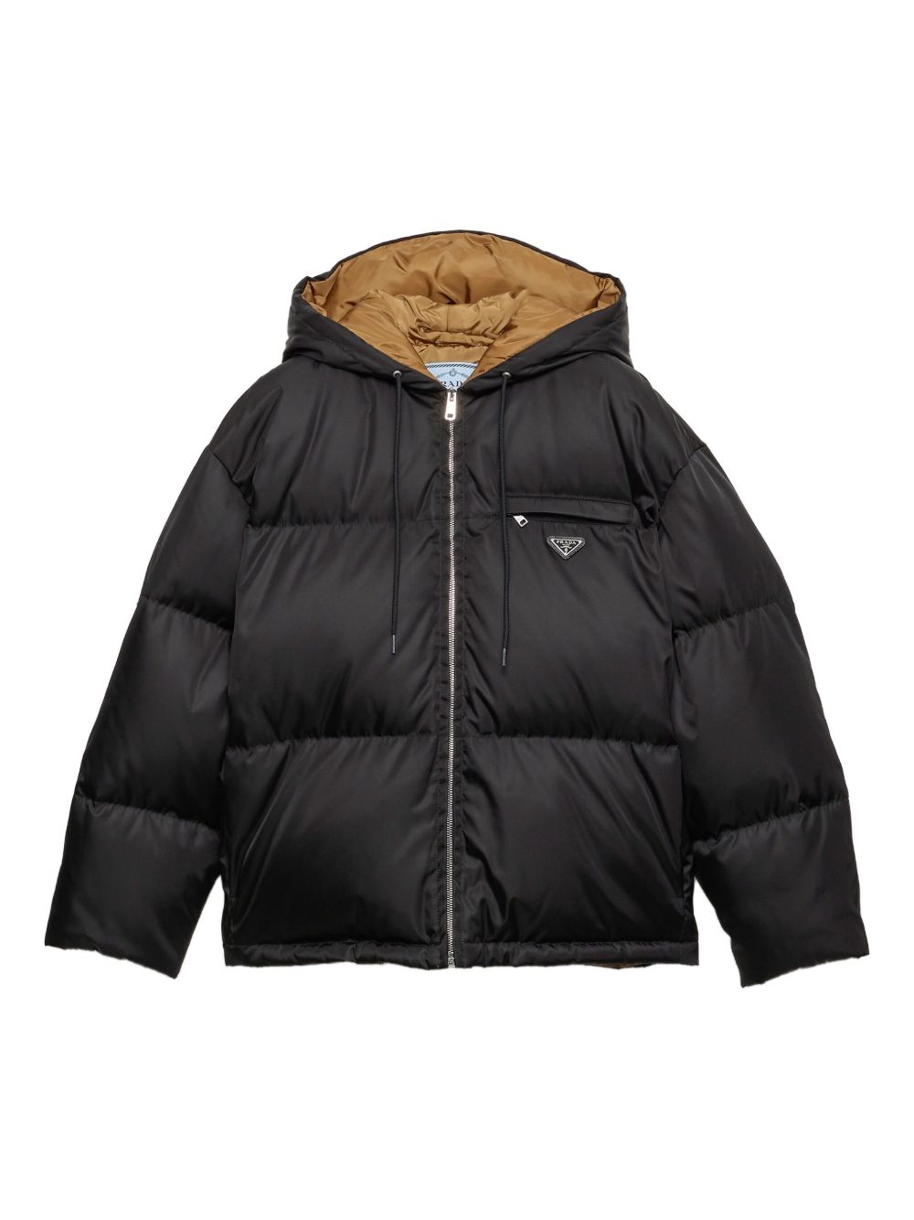 Re-Nylon logo-plaque coat 29B408 S AAO 1WQ8F0002 PRADA 