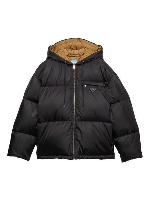 Re-Nylon logo-plaque coat 29B408 S AAO 1WQ8F0002 PRADA 