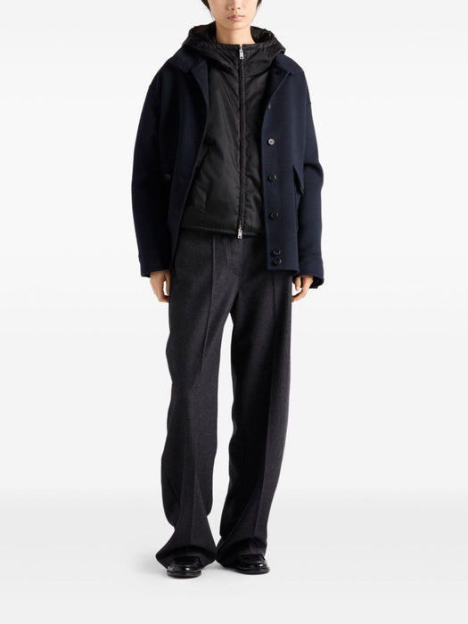 Hooded button-cuff jacket 29P246 S VMO 1WQ8F0002 PRADA 