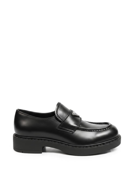 Logo-plaque leather loafers 2DE127 F G000 3ZPQF0002 PRADA 