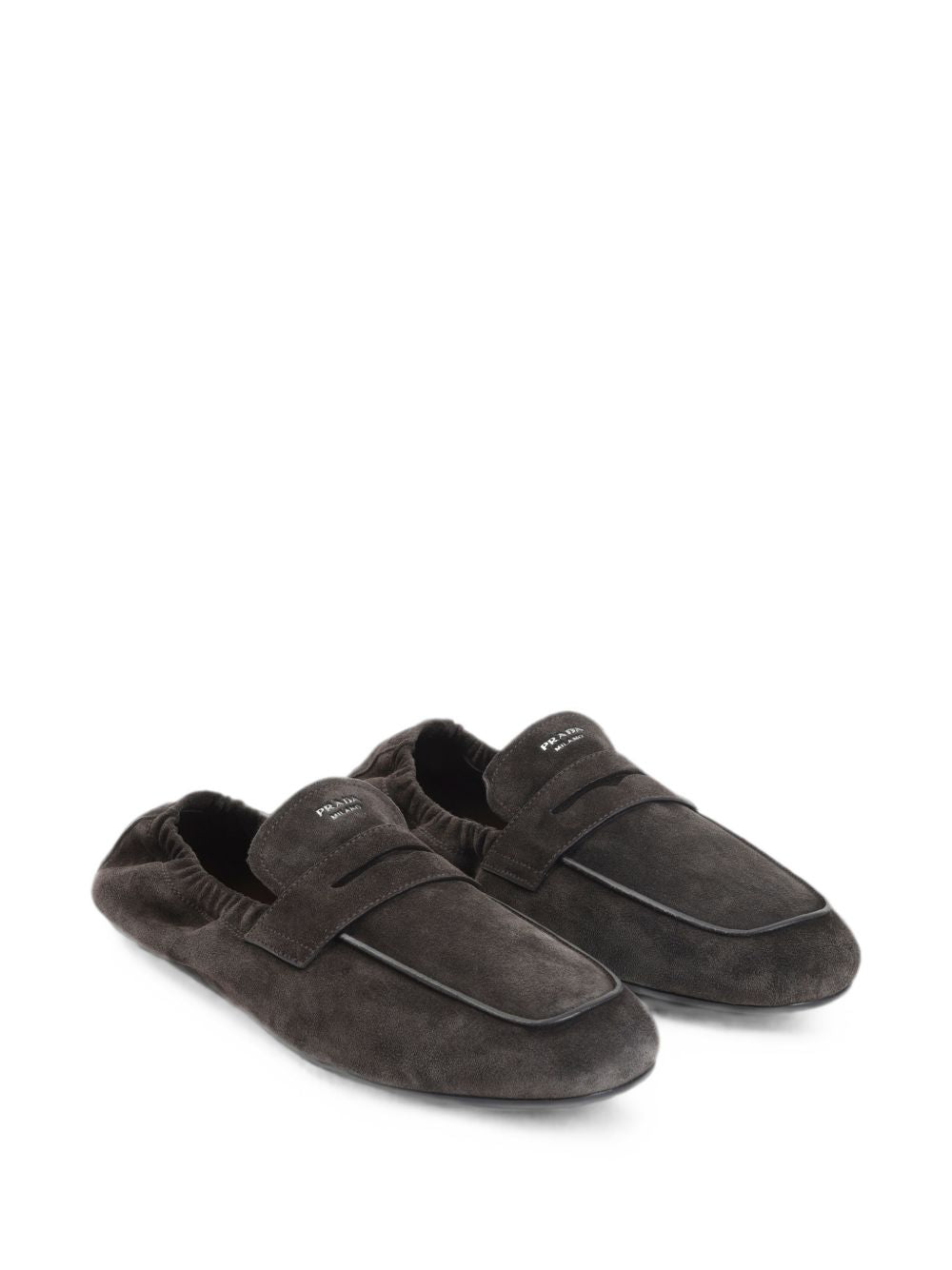 Suede penny loafers 2DG158 FG012 054F0003 PRADA 