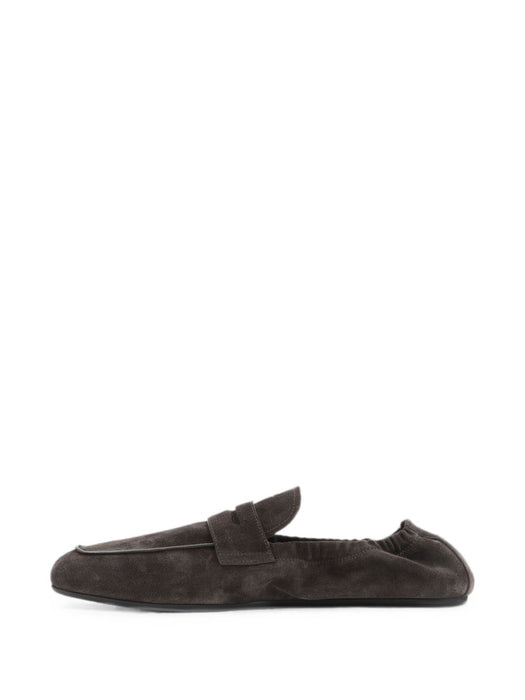 Suede penny loafers 2DG158 FG012 054F0003 PRADA 