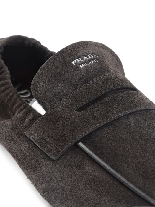 Suede penny loafers 2DG158 FG012 054F0003 PRADA 
