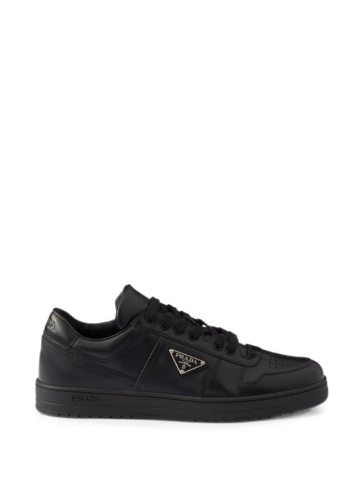 Downtown triangle-logo leather sneakers 2EE364 F D003 3LJ6F0002 PRADA 