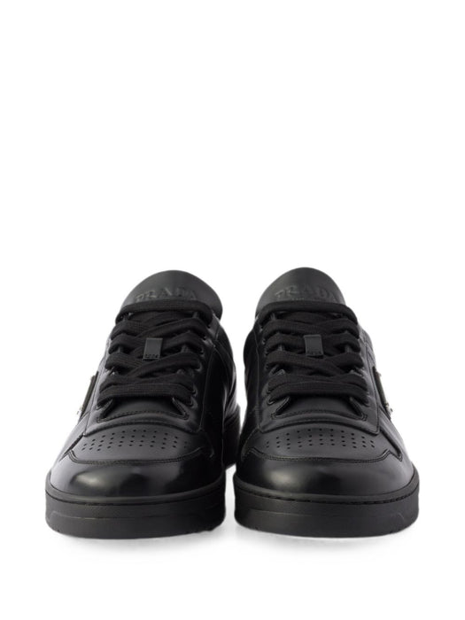 Downtown triangle-logo leather sneakers 2EE364 F D003 3LJ6F0002 PRADA 