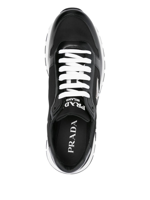 Leather-panelled sneakers 2EE443 FG000 3LF5F0632 PRADA 