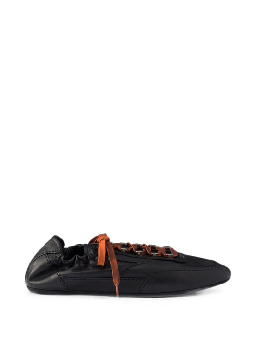Collapse Antiqued nappa leather sneakers with hooks 2EE490 F G000 2HKDF0002 PRADA 
