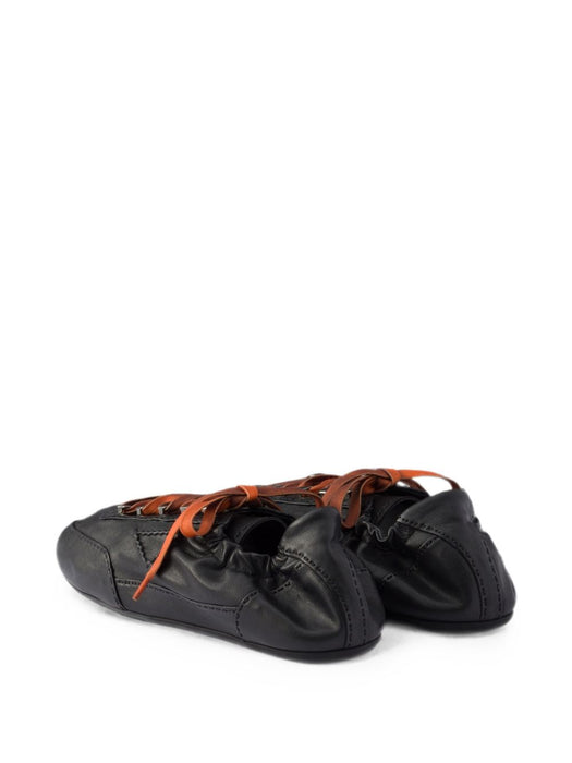 Collapse Antiqued nappa leather sneakers with hooks 2EE490 F G000 2HKDF0002 PRADA 