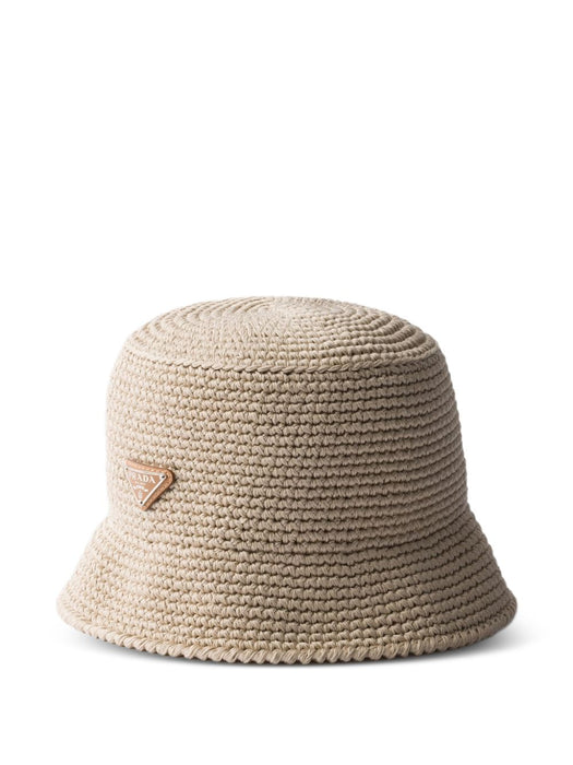 Crochet bucket hat 2HC137 2HGNF0F24 PRADA 